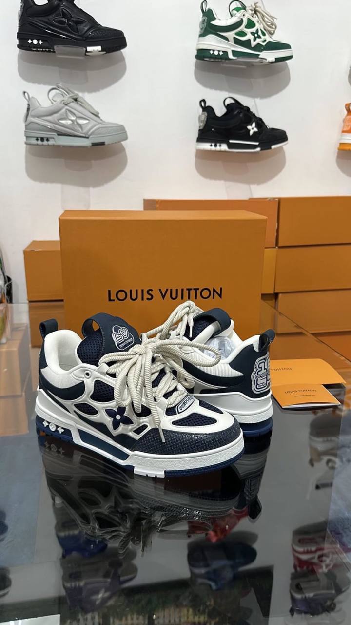 LV skate bianche e blu